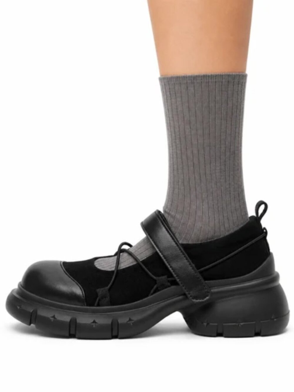 Asyllum Avery Mary Jane Sneakers - black - size 6